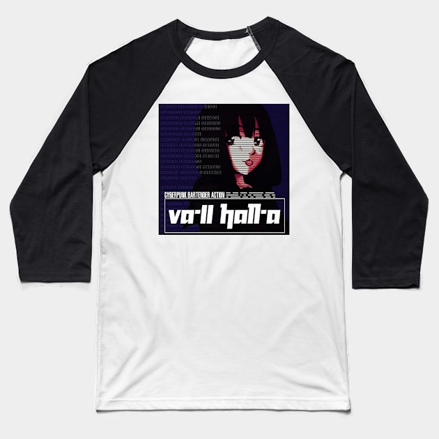 VA-11 Hall-A Cover Baseball T-Shirt by hidexmian